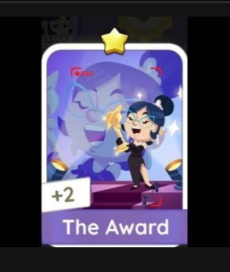 THE AWARD - 1🌟 Set 1-8 Monopoly Go Sticker