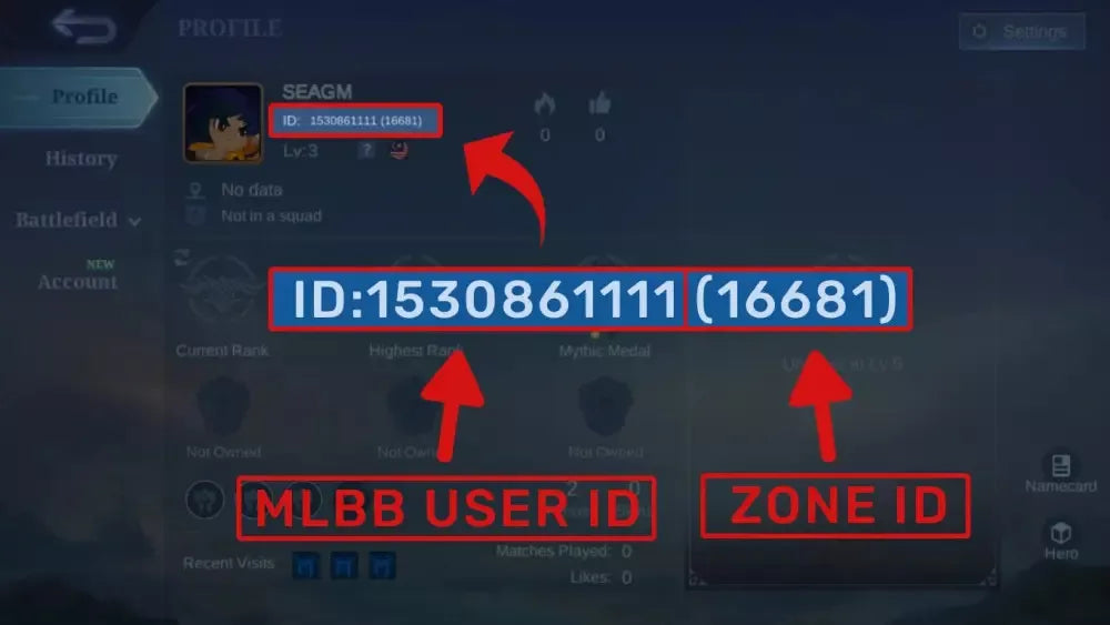 Mobile Legends Diamonds and Weekly Pass (Global)