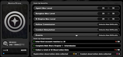 Zenless Zone Zero Monochrome and Inter-Knot Membership Direct Top-Up