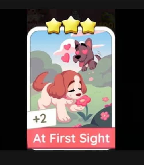 AT FIRST SIGHT - 3🌟 Set 14-1 - Monopoly Go Sticker