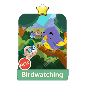 BIRDWATCHING - 1🌟 Set 6-2 Monopoly Go Sticker