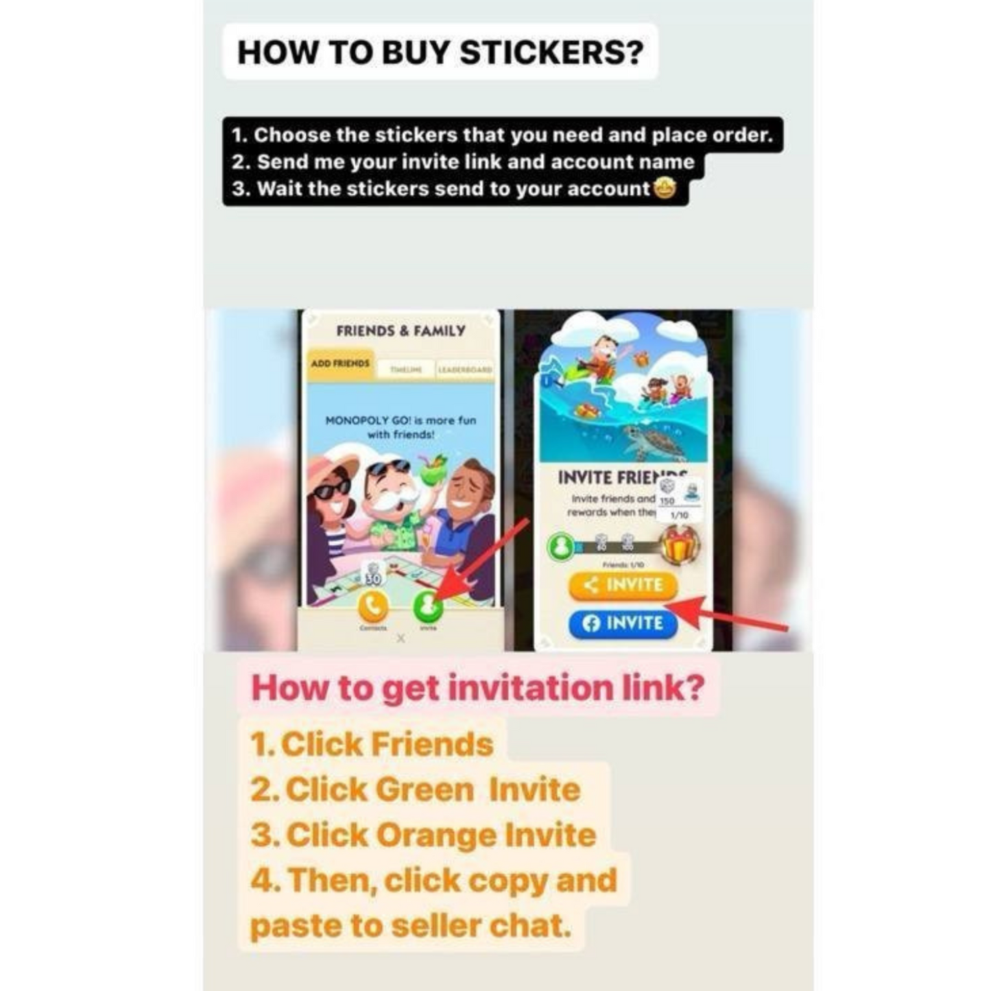 VARSITY VIBE - 1🌟 Set 4-1 Monopoly Go Sticker