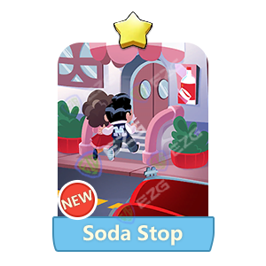 SODA STOP - 1🌟 Set 4-3 Monopoly Go Sticker